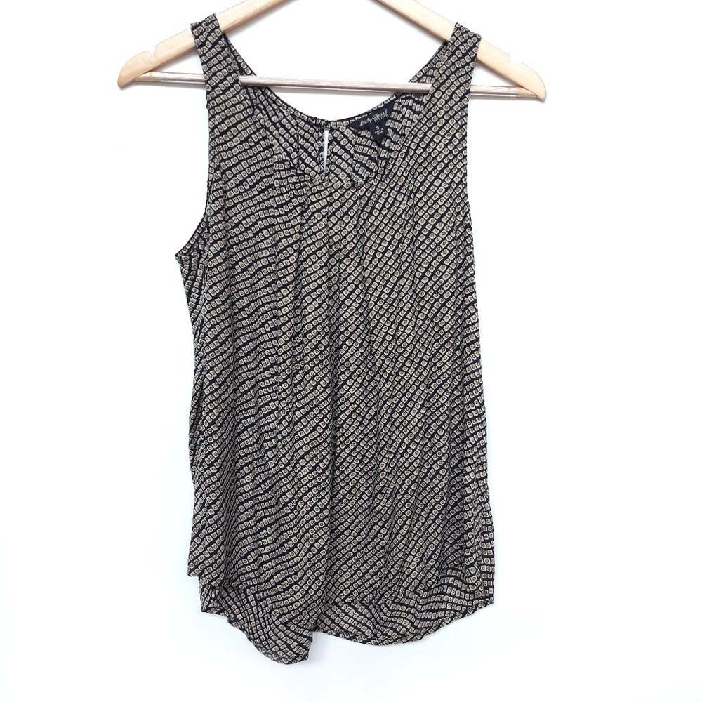 LUCKY BRAND Boho Scoop Neck Flowy Tank Top